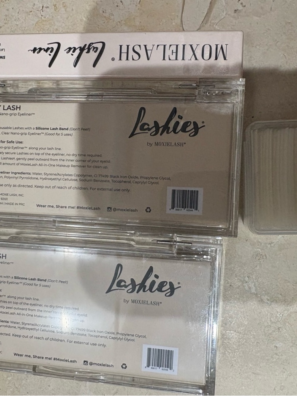 New NIB Moxie Lash Black baby lovely lashies Eyelashes with Lash Glue - strips - Picture 2 of 6
